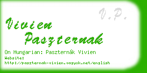 vivien paszternak business card